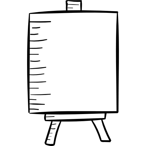 Whiteboard teach blackboard teaching icon