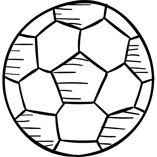 Football playing soccer playground icon