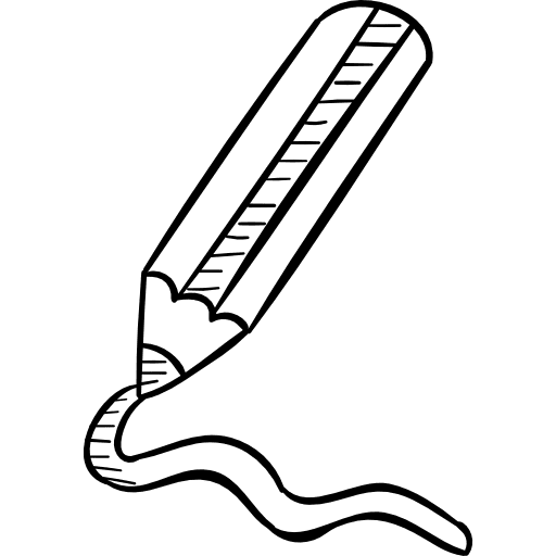 Pencil writing drawing pencils icon