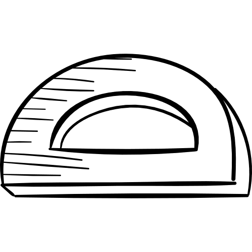 Protractor drawing ruler maths icon