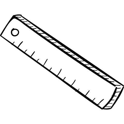 Ruler rulers tool measure icon