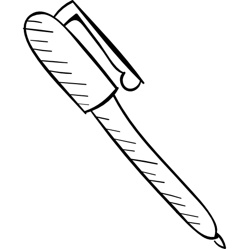 Pen school material writing writer icon