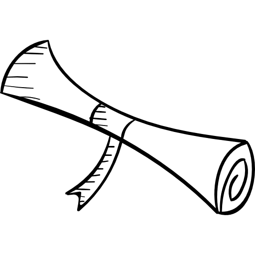 Diploma degree university education icon