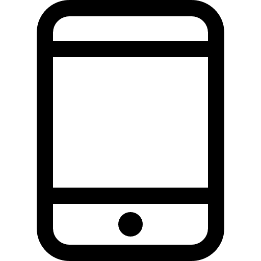 Cellphone telephone big mug line cellphone icon