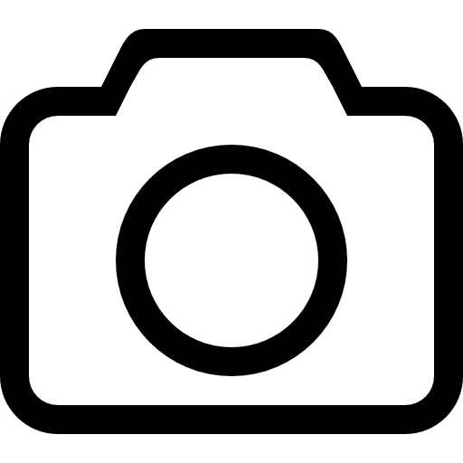 Photo camera outline outlined tools and utensils tool icon