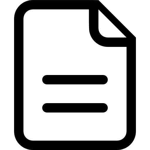 File rounded outlined symbol interface file paper icon