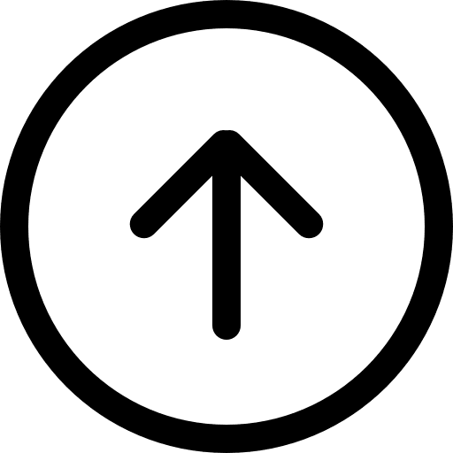 Up arrow circular button upgrade buttons arrow icon