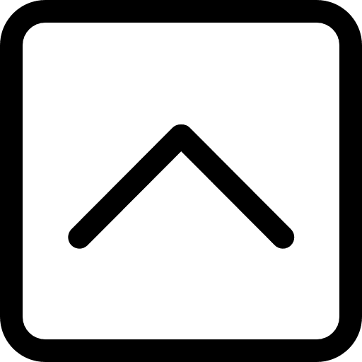Up arrow in square interface button upload arrow uploading icon