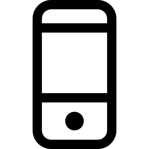 Cellular phone outline tools and utensils cellphones phones icon