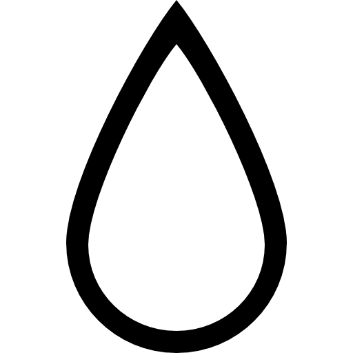 Ink interface symbol of drop outline outline ink outlined icon