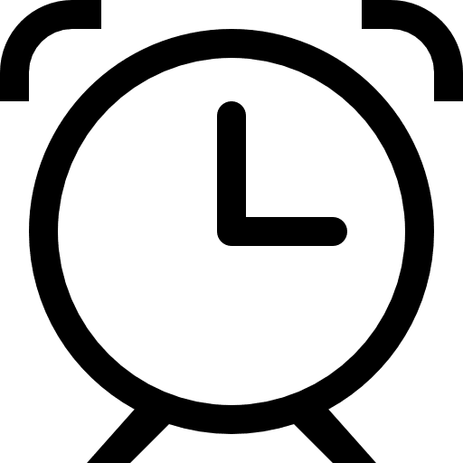 Alarm clock symbol symbols clock interface icon