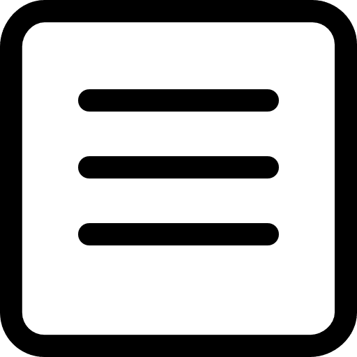 Menu square button interface button square icon