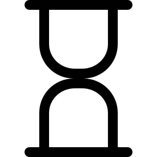 Sand clock hour clock clock tool icon