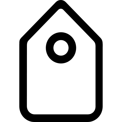 Tag outline outlined label tag icon