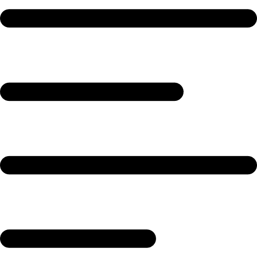 Left alignment left left alignment alignment icon