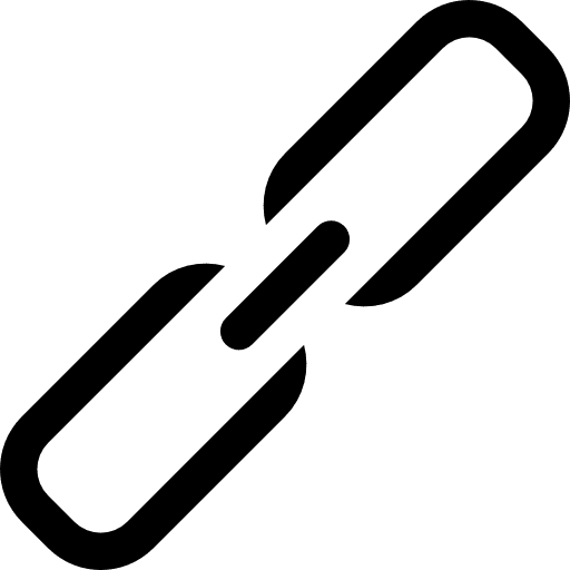 Link button programming button diagonal icon