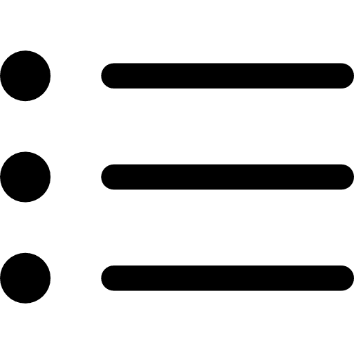 List interface symbol items index symbol icon