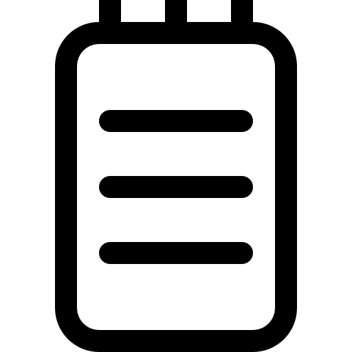 Notebook rectangular symbol with spring symbol spring tool icon