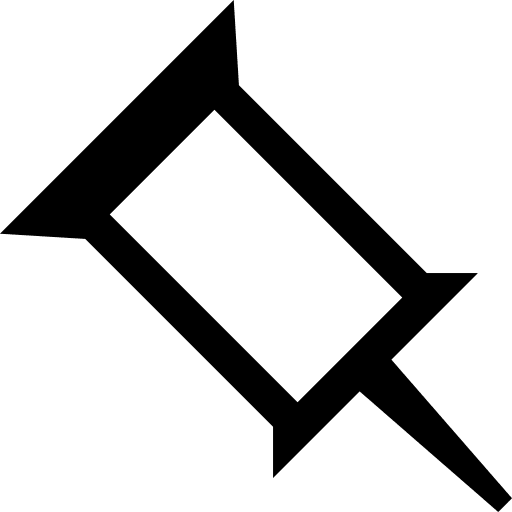 Pin outline pins pin icon