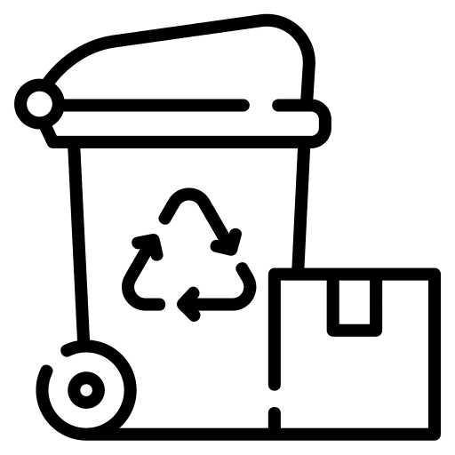 Paper recycle trash recycling separate collection icon Paper recycle trash recycling separate collection icon