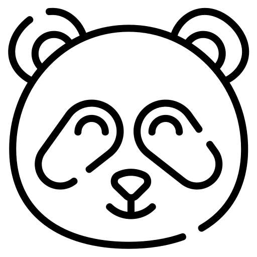 Panda bear panda bear face mammal icon Panda bear panda bear face mammal icon