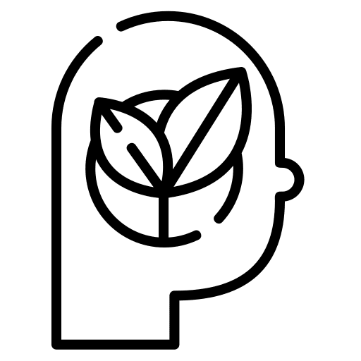 Thought leaf ecologism user icon Thought leaf ecologism user icon