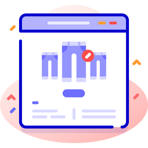 Pants website ui webpage icon Pants website ui webpage icon