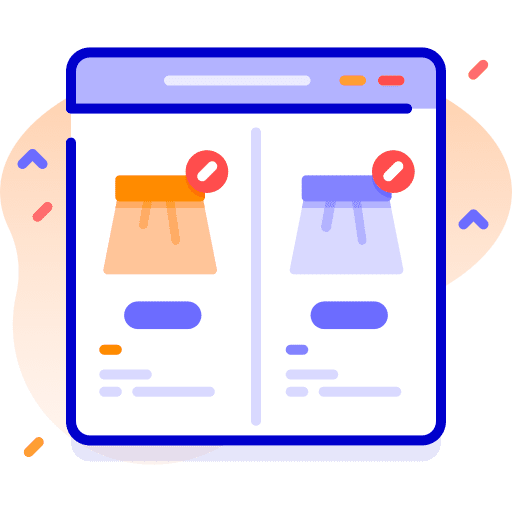 Skirt commerce and shopping ui webpage icon Skirt commerce and shopping ui webpage icon