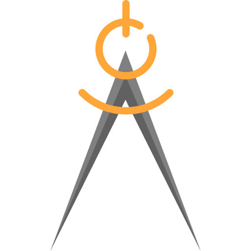 Compass tools and utensils drawing school materials icon Compass tools and utensils drawing school materials icon