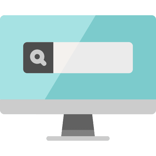 Search television screen search icon Search television screen search icon