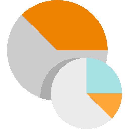 Pie charts stats pie charts finances icon Pie charts stats pie charts finances icon