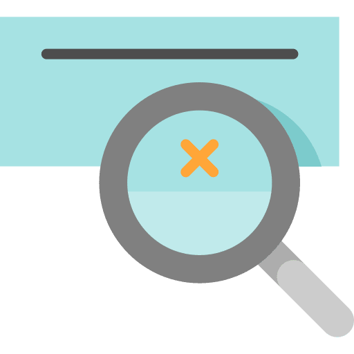 Search error search loupe icon Search error search loupe icon