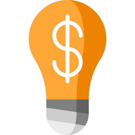 Startup business light bulb startup icon Startup business light bulb startup icon