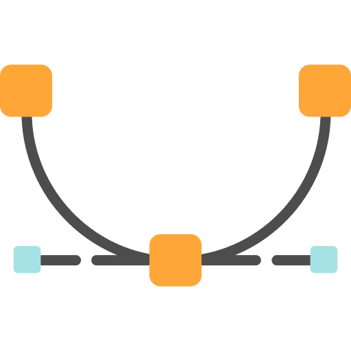 Vector vector graphics editor graphic tool icon Vector vector graphics editor graphic tool icon