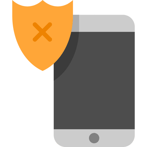 Security cellphone mobile phone security icon Security cellphone mobile phone security icon