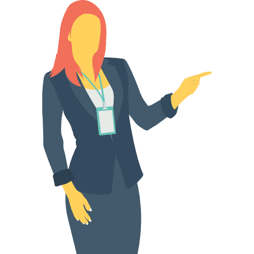 Businesswoman activities people human icon