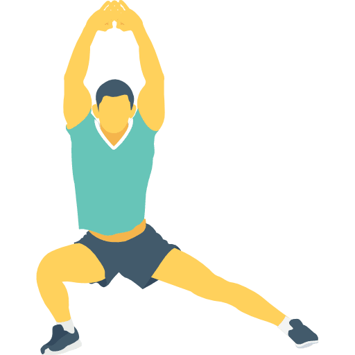 Excercise activity people aerobic icon