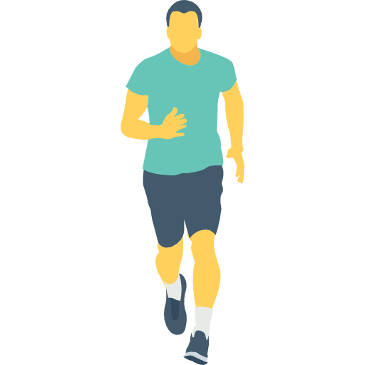 Runner man human runner icon