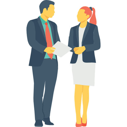 Business people woman business icon