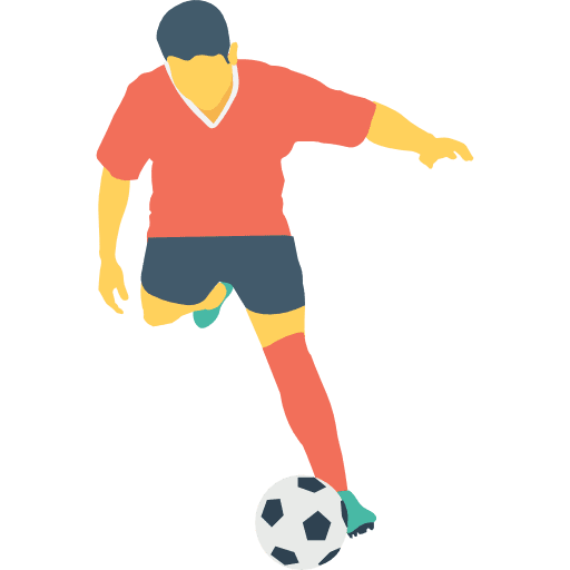 Football player sports and competition athlete football player icon