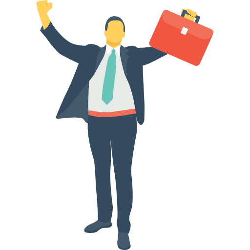 Businessman business person man people icon