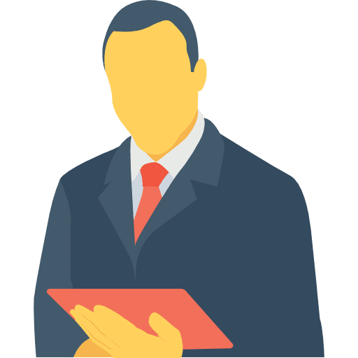 Businessman man human activities icon