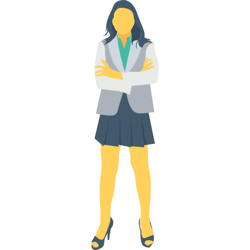Businesswoman woman businesswoman activities icon