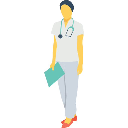 Doctor full body activities doctor icon