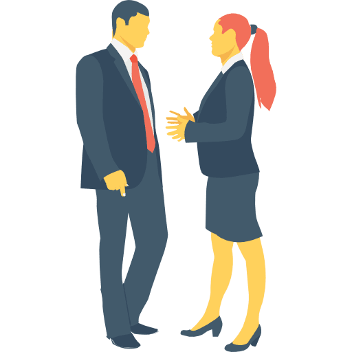 Business business woman activities icon