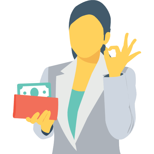 Businesswoman people activities human icon