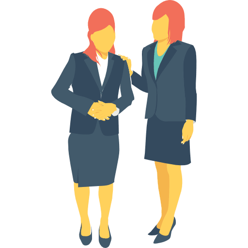 Businesswomen human activities woman icon