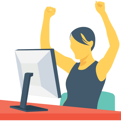 Computer human activities computer icon