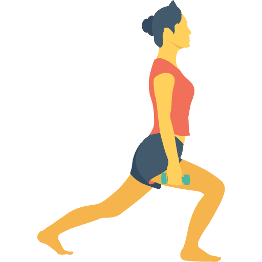 Exercise aerobic woman activities icon