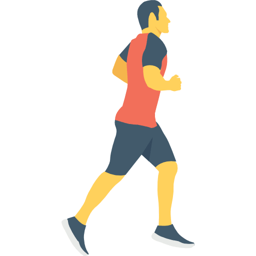 Runner activities runner athlete icon